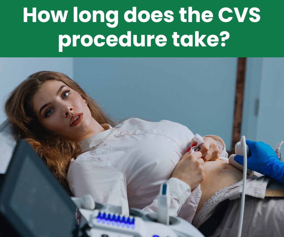 How long does the CVS procedure take