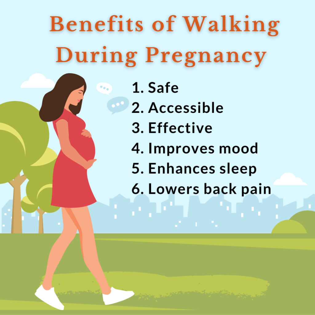 Benefits of Walking during pregnancy