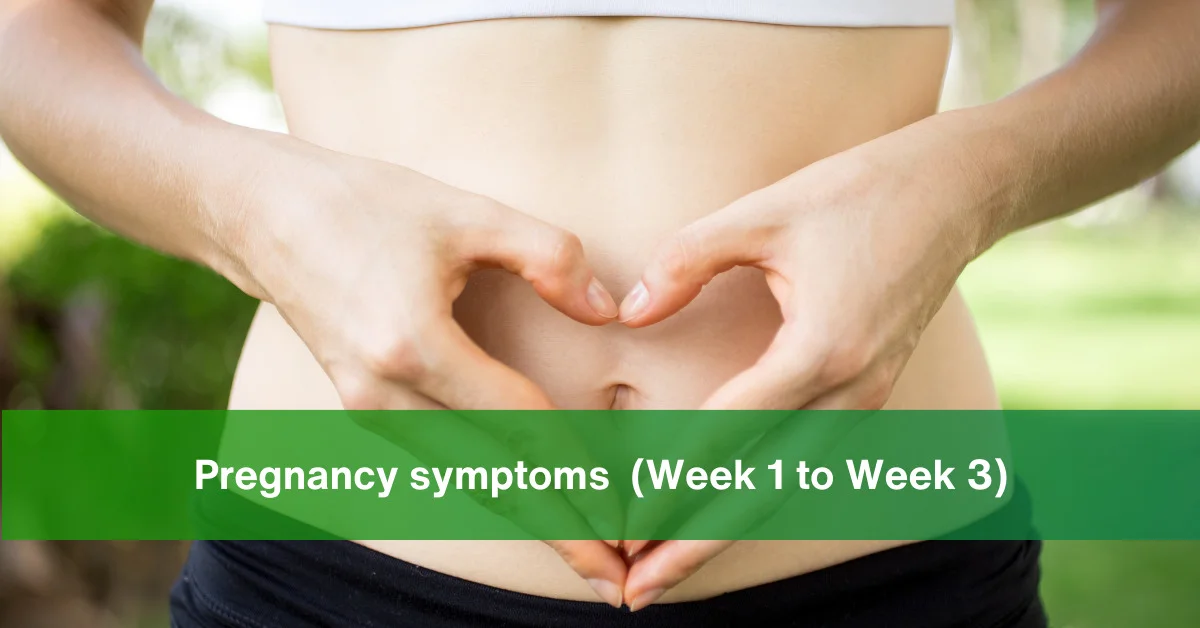 very early signs of pregnancy 1 week