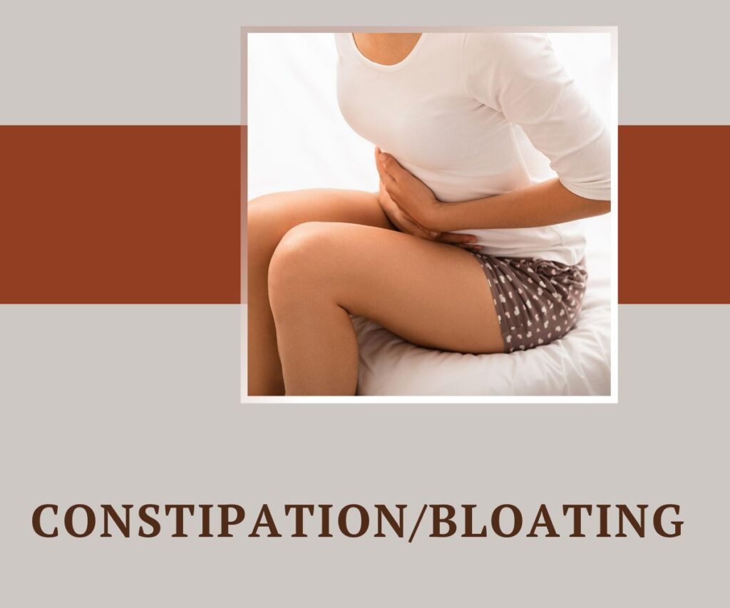 constipation or bloating