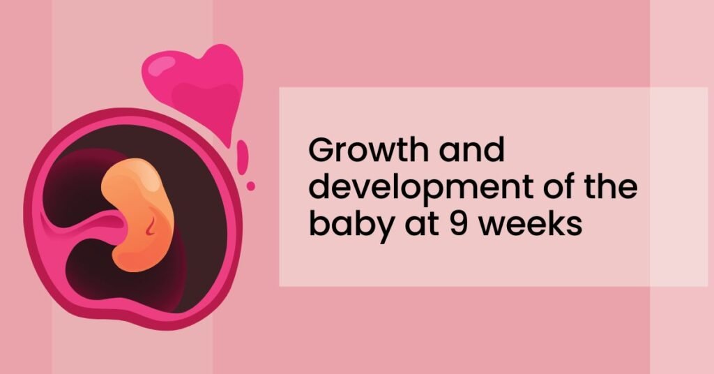 growth and development of baby at 9 weeks