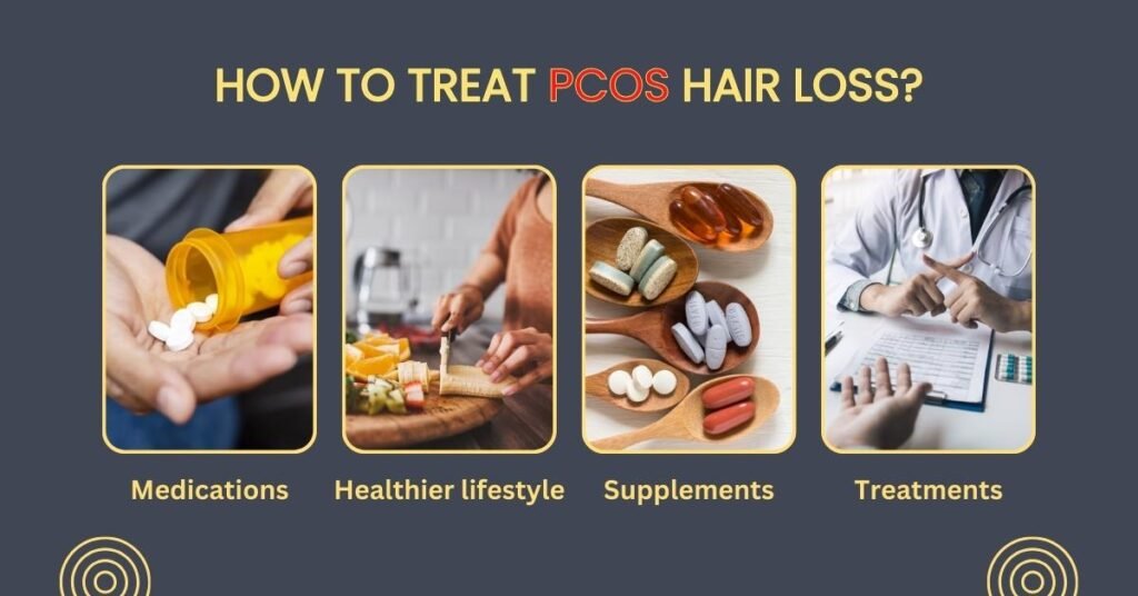 how to treat pcos hairloss