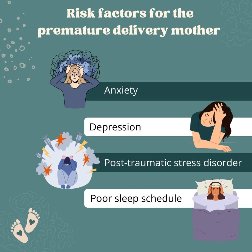 risk factors - premature delivery mother