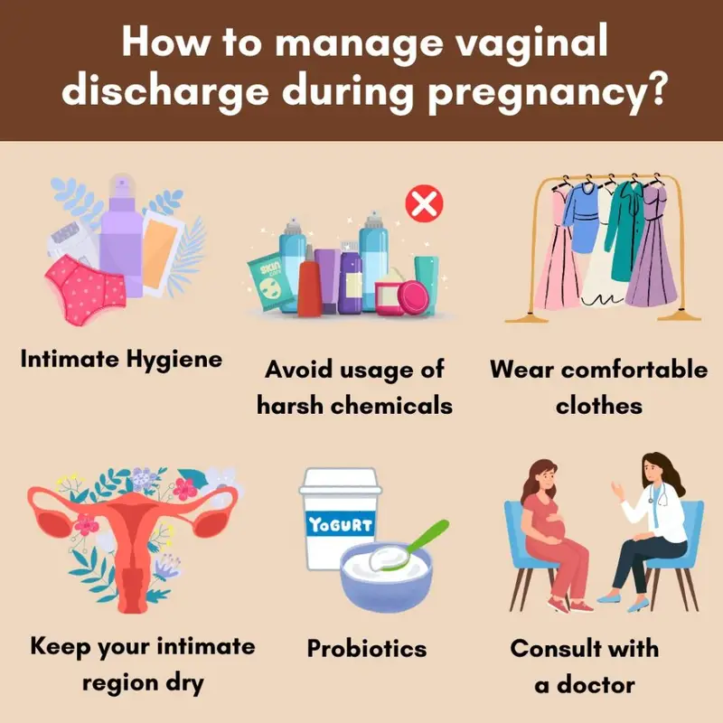 How to manage vaginal discharge during pregnancy