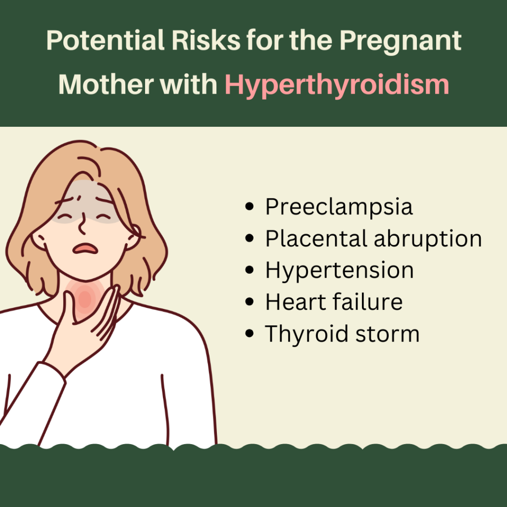 pregnant mother with hyperthyroidism