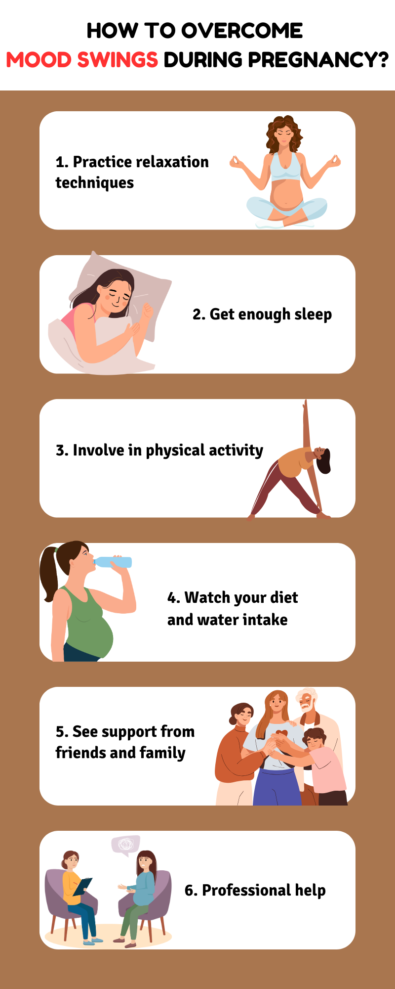 How to overcome mood swings during pregnancy